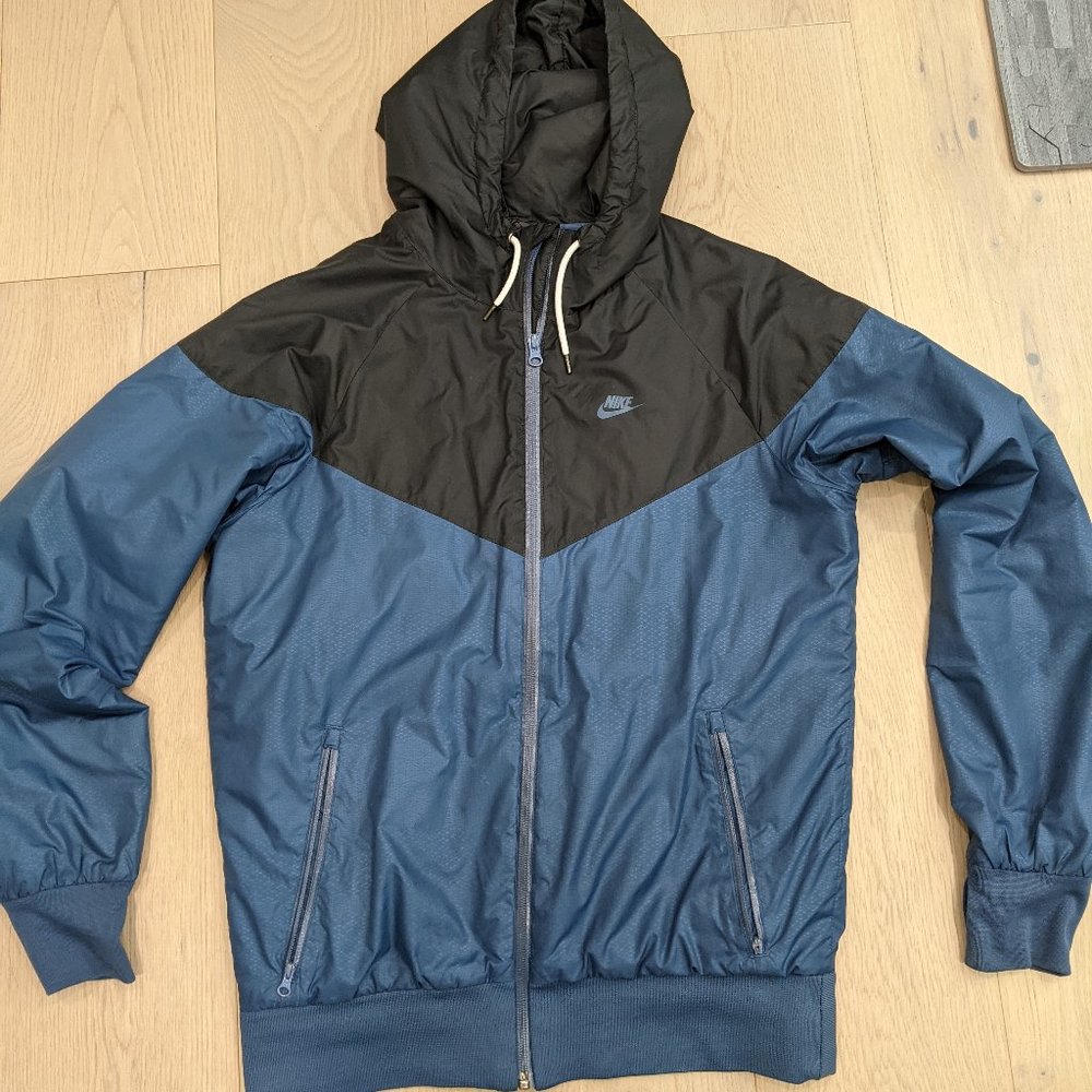 NIKE blue wind breaker jacket